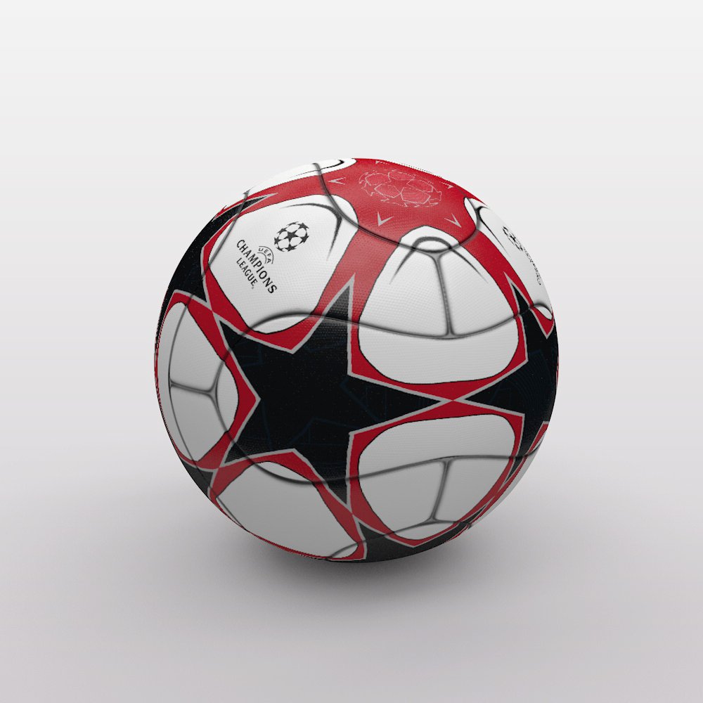 uefa league ball 3D in Sports 3DExport