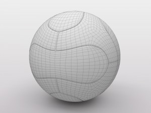 uefa champions league ball 2009-2010 3D Model