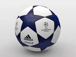 uefa champions league ball 2010-2011 3D Model