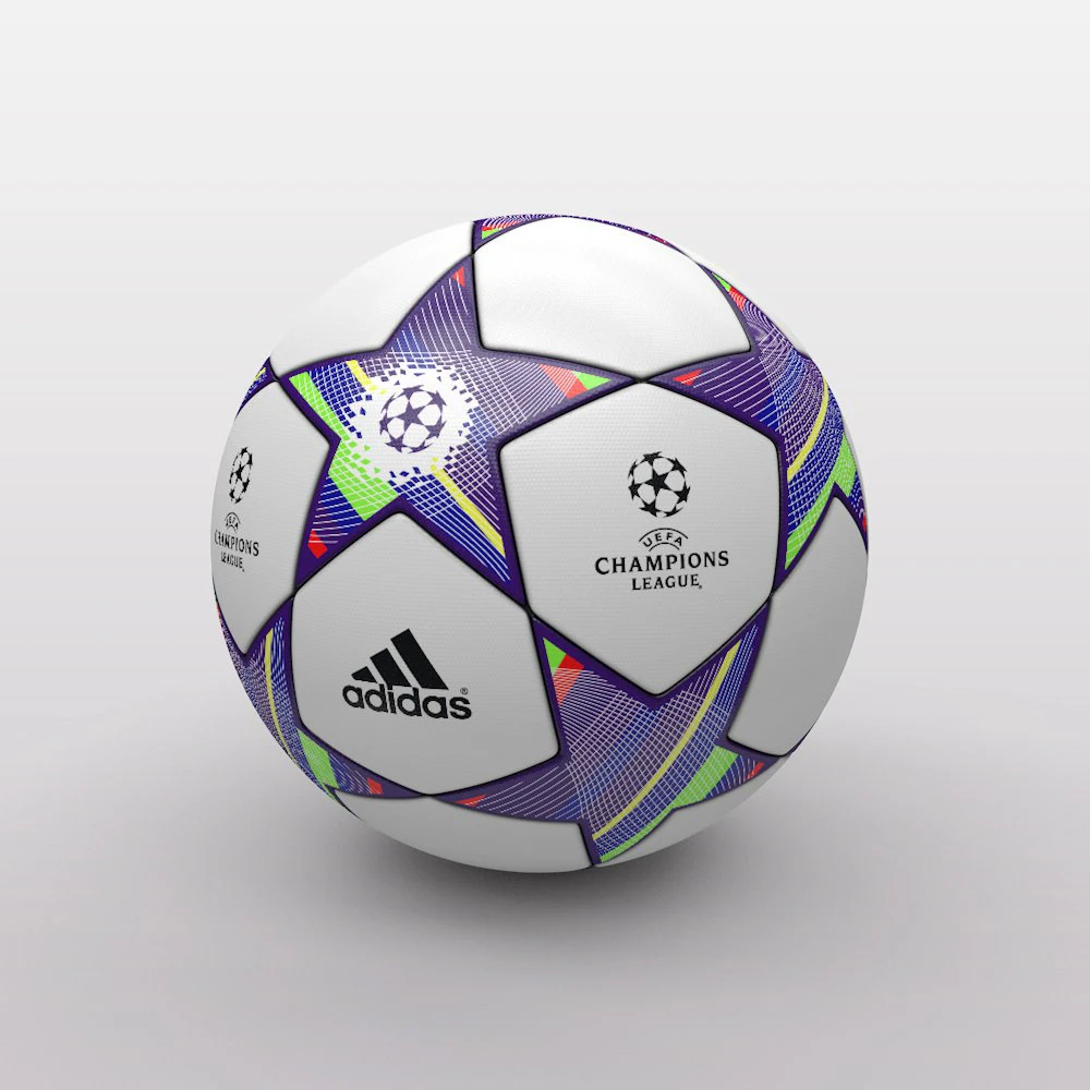 uefa champions league ball 2011-2012 3D Model .c4d .max .obj .3ds .fbx .stl .blend 