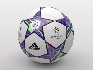 uefa champions league ball 2011-2012 3D Model