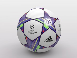 uefa champions league ball 2011-2012 3D Model