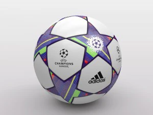 uefa champions league ball 2011-2012 3D Model