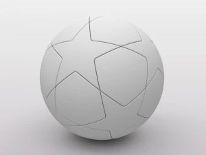 uefa champions league ball 2011-2012 3D Model
