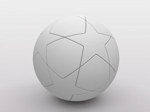uefa champions league ball 2011-2012 3D Model
