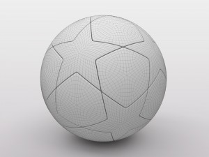 uefa champions league ball 2011-2012 3D Model
