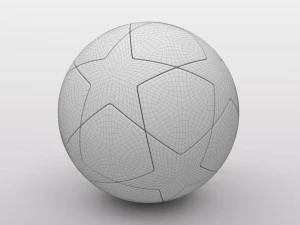uefa champions league ball 2011-2012 3D Model