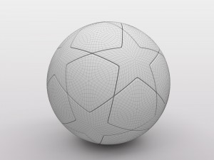 uefa champions league ball 2011-2012 3D Model