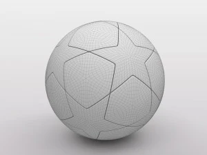 uefa champions league ball 2011-2012 3D Model