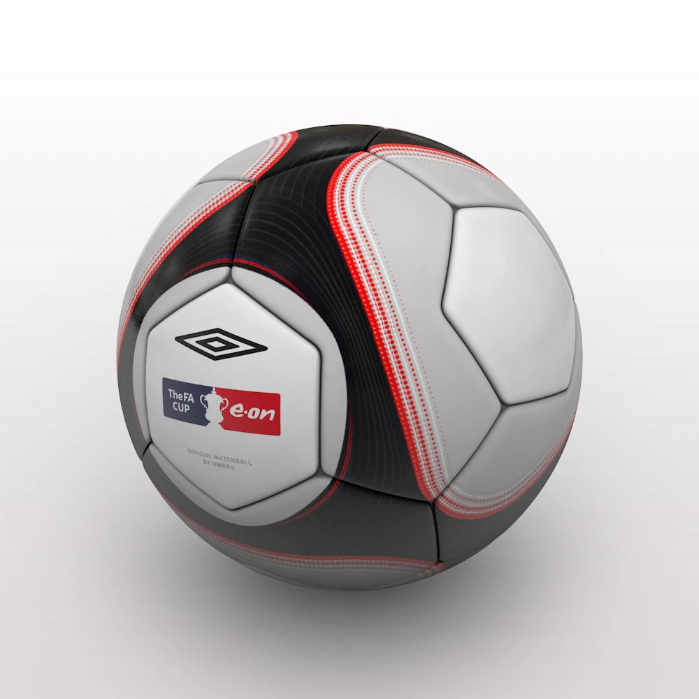 fa cup ball 2009 - black 3D Model .c4d .max .obj .3ds .fbx .stl .blend