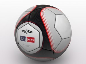 fa cup ball 2009 - black Modèle 3D