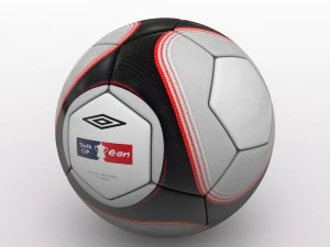 bola da copa fa 2009 - preta Modelo 3D