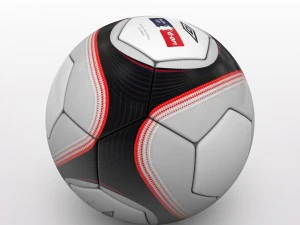 fa cup ball 2009 - black 3D Model