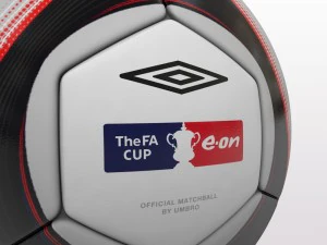 fa cup ball 2009 - black 3D Model