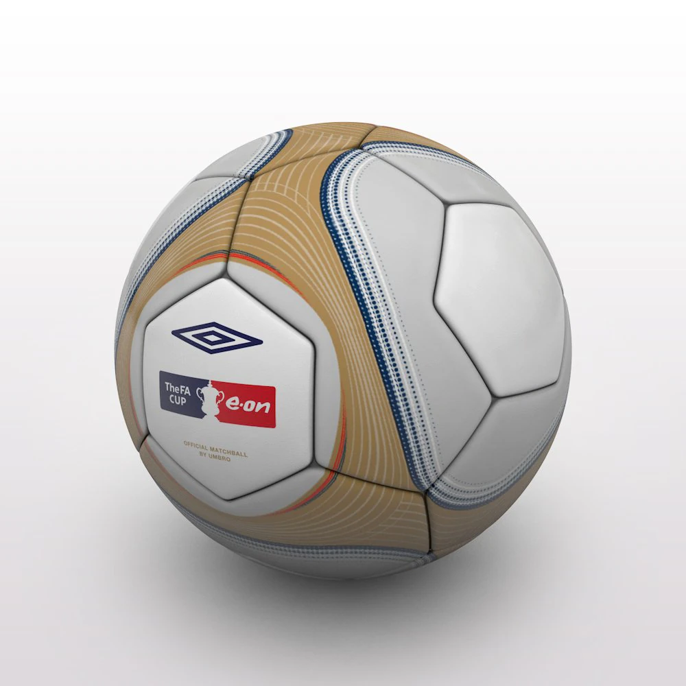 fa cup ball 2009 - gold 3D Model .c4d .max .obj .3ds .fbx .stl .blend 