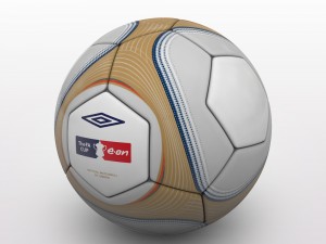 fa cup ball 2009 - gold 3D मॉडल