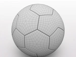 fa cup ball 2009 - gold 3D Model