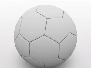 fa cup ball 2009 - green - trophy 3D Model