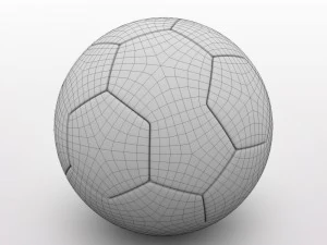 fa cup ball 2009 - green - trophy 3D Model