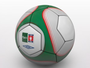 fa cup ball 2009 - green - vase 3D Model