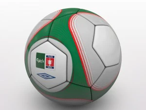 bola fa cup 2009 - verde - vaso Modelo 3D