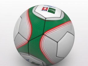 fa cup ball 2009 - green - vase Modello 3D