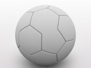 fa cup ball 2009 - green - vase Modello 3D