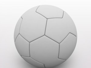 fa cup ball 2009 - green - vase Modello 3D