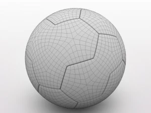 fa cup ball 2010 3D Model