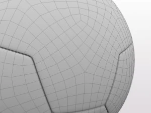 fa cup ball 2010 3D Model