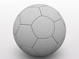 premier league ball 2010 Model 3D