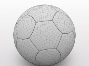 premier league ball 2010 Model 3D