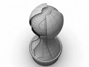 Trofeo Super League femminile WSL Modello 3D