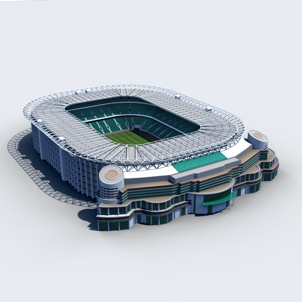 3 д стадионы. Твикенхем стадион. 3д стадион Оита. Bunyodkor Stadium 3d model. Стадион Оита 3д модель.
