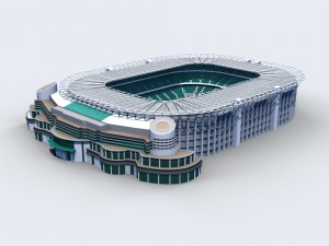 twickenham stadium 3D मॉडल