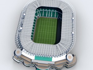 twickenham stadium 3D मॉडल