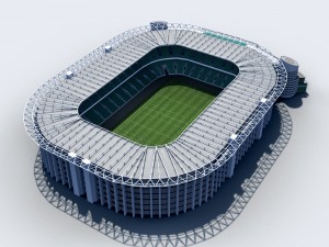 twickenham stadium 3D मॉडल