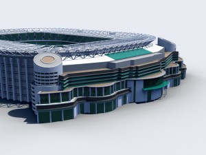 twickenham stadium 3D मॉडल