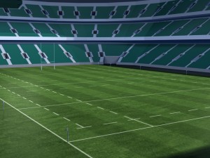 twickenham stadium 3D मॉडल