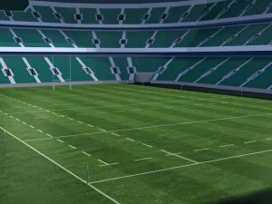 트위크넘 스타디움 3D 모델