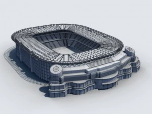 트위크넘 스타디움 3D 모델