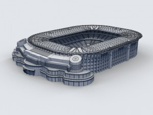 twickenham stadium 3D मॉडल