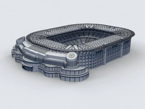 트위크넘 스타디움 3D 모델