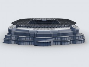twickenham stadium 3D मॉडल