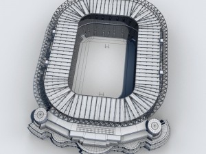twickenham stadium 3D मॉडल