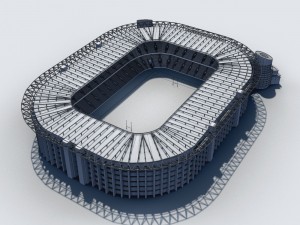 twickenham stadium 3D मॉडल