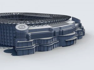 트위크넘 스타디움 3D 모델