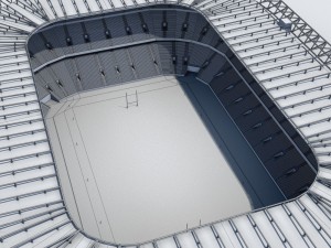 twickenham stadium 3D मॉडल