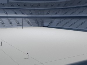 twickenham stadium 3D मॉडल