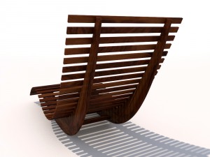 sun lounger - rocker 3D Model